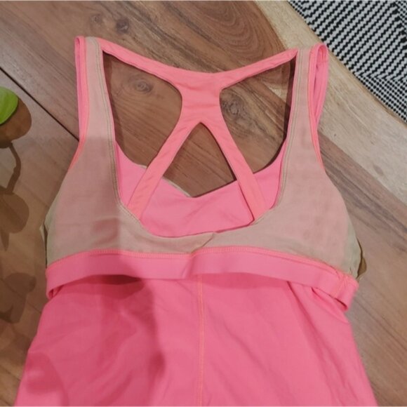 Women’s Pink Tank Top with Back Keyhole - Picture 8 of 13